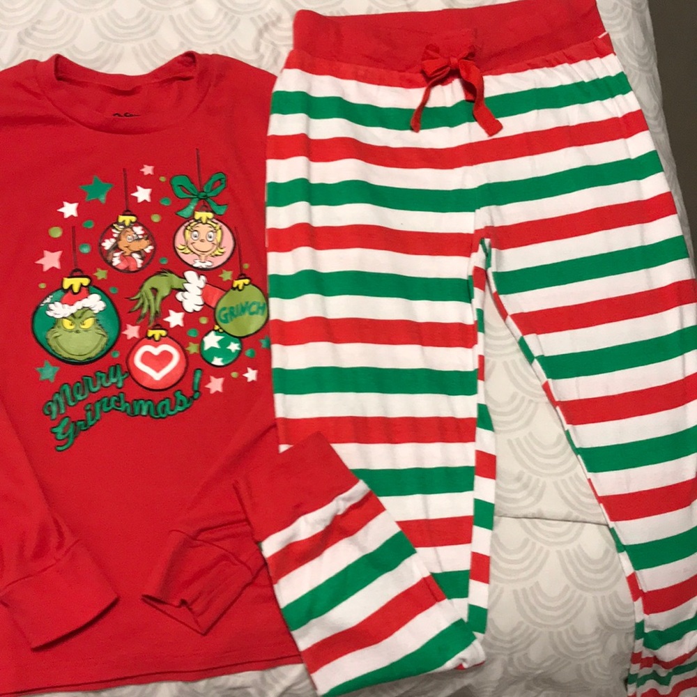Christmas Grinch Pajama set